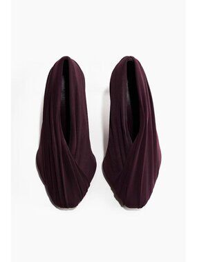 H&M STUDIO COLLECTION DRAPED PUMPS